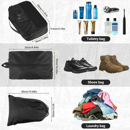 Votagoo Tactical Packing Cubes 6 Packs Lightweight Luggage Set Packing