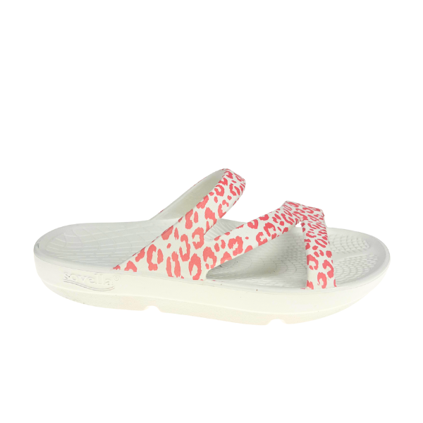 Sovella Active Recovery Sandals Women's PF Slide Pink/Leopard
