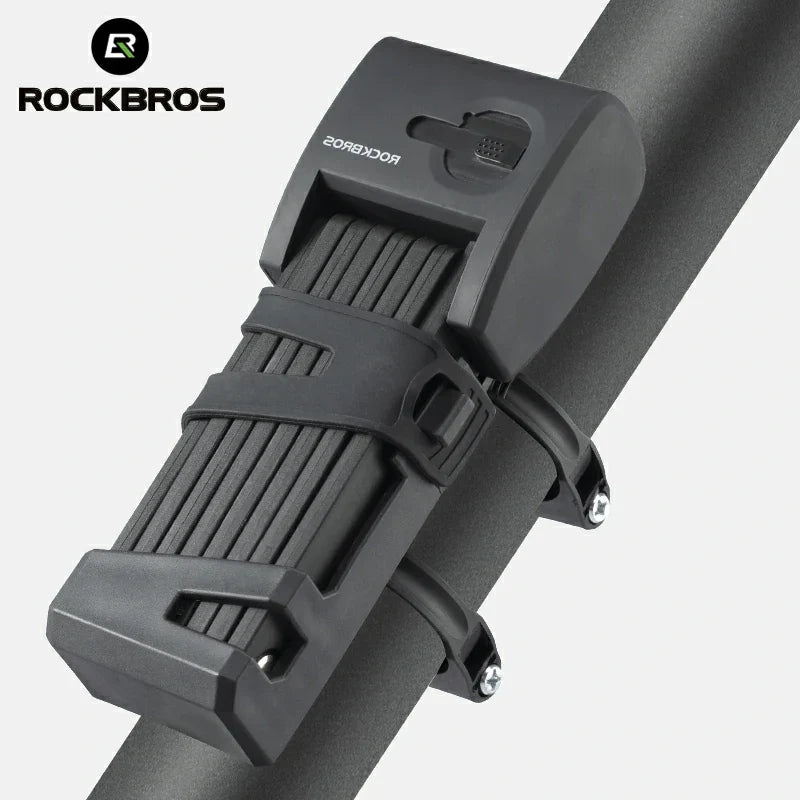 ROCKBROS Folding Bike Lock Smart Fingerprint Heavy Duty Anti Theft Bike Lock