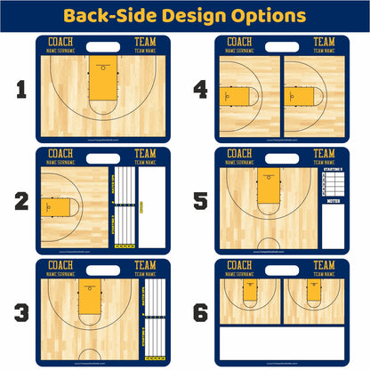 WOMEN'S NCAA Custom American Style Magnetic Coaching Board 22'' x 17.5'' / 56 cm x 45 cm