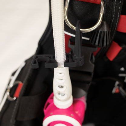 Scuba Choice Scuba Hose Clip Holder for Snorkeling & Diving, BCD Hose Snap Hook Attachment