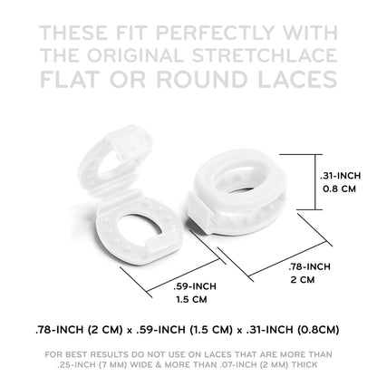 White Knot Bow Clip Shoelace Accessory