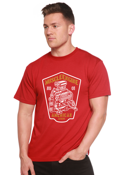 Muscle Engine Spun Bamboo® Men's Bamboo Viscose/Organic Cotton Short Sleeve Graphic T-Shirt