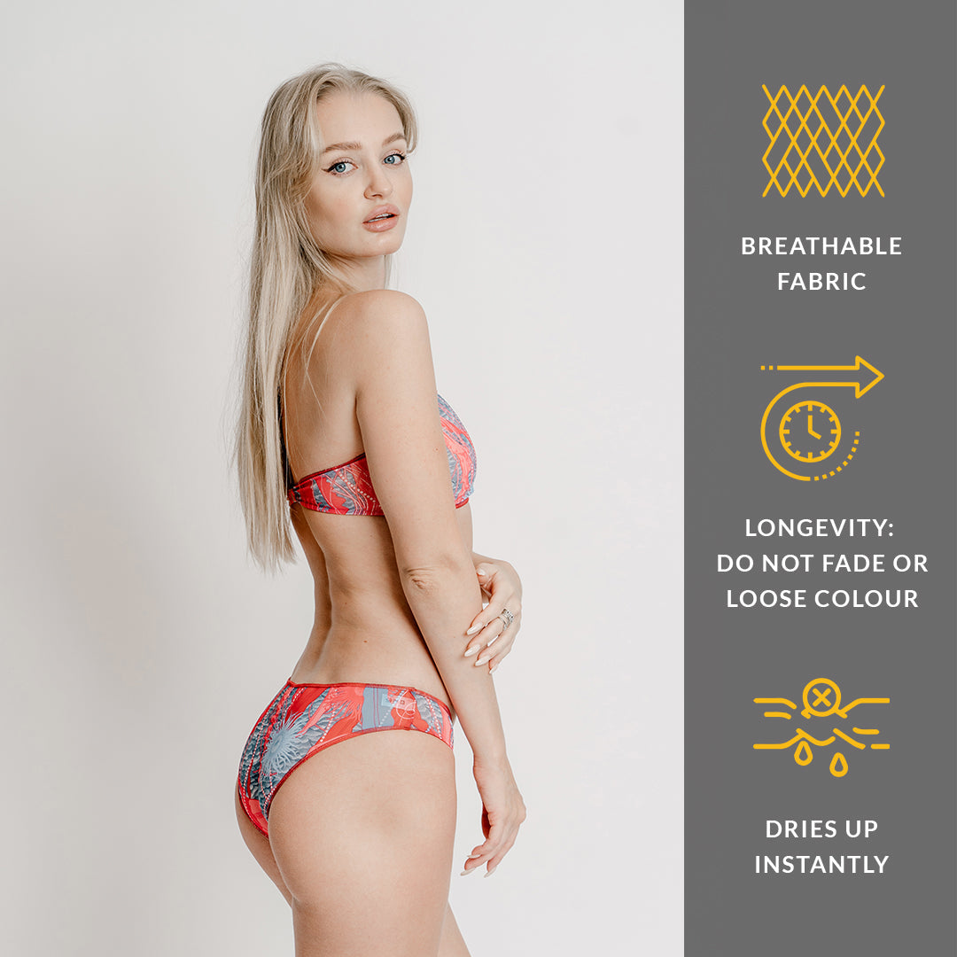 JELLYFISH PINK CLASSIC BIKINI (bottom)