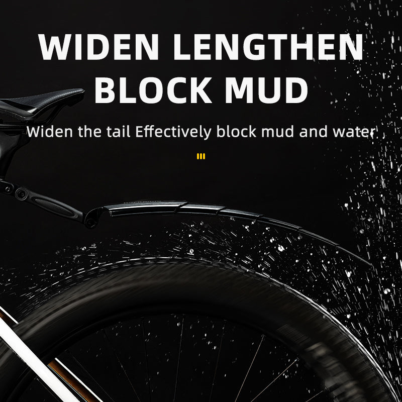 ROCKBROS Cycling Rear Fender Front Mudguard Road Mountain Bike Fender Adjustable