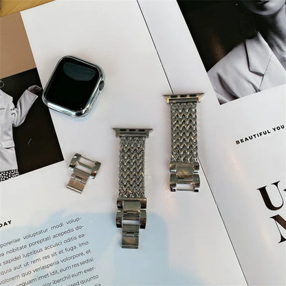 Stainless Steel Apple Watch Strap Series 11/10/9/8/7/6/5/4/ SE / Ultra 1/2/3