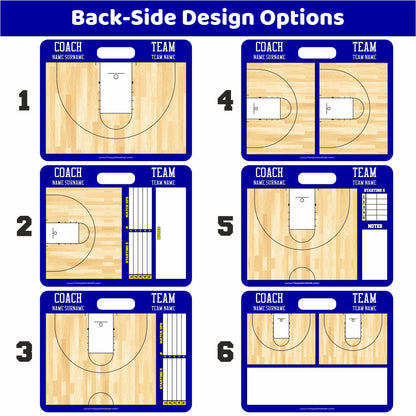 MEN'S NCAA Custom American Style Magnetic Coaching Board 11.4'' x 9.4'' / 29 cm x 24 cm