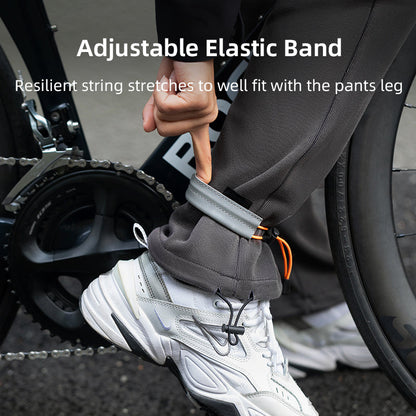 ROCKBROS Adjustable Elastic Reflective Trouser Strap for Cycling Safety