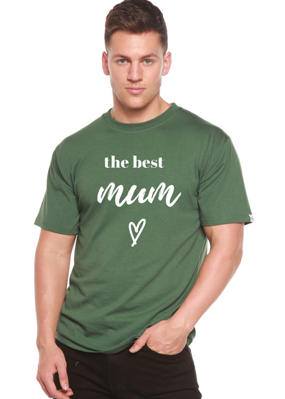 The Best Mum Unisex Bamboo Viscose/Organic Cotton Short Sleeve Graphic T-Shirt