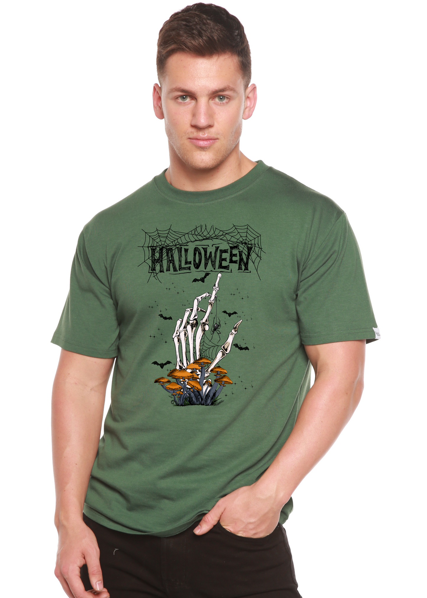Halloween Men's Bamboo Viscose/Organic Cotton Short Sleeve Graphic T-Shirt