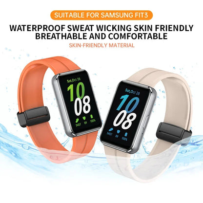 Silicone Samsung Galaxy Watch Band For Fit 3
