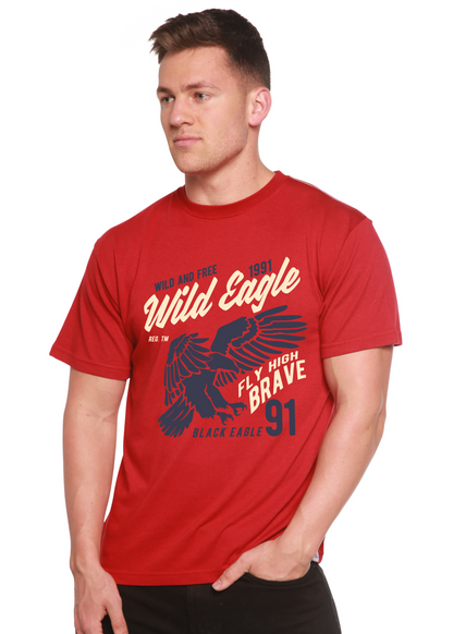 Wild Eagle Spun Bamboo® Men's Bamboo Viscose/Organic Cotton Short Sleeve Graphic T-Shirt