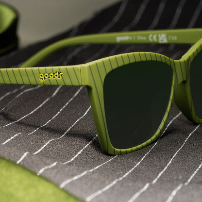 "Swirls Martini, Becomes Icon" Pop G Formal Polarized Sunglasses