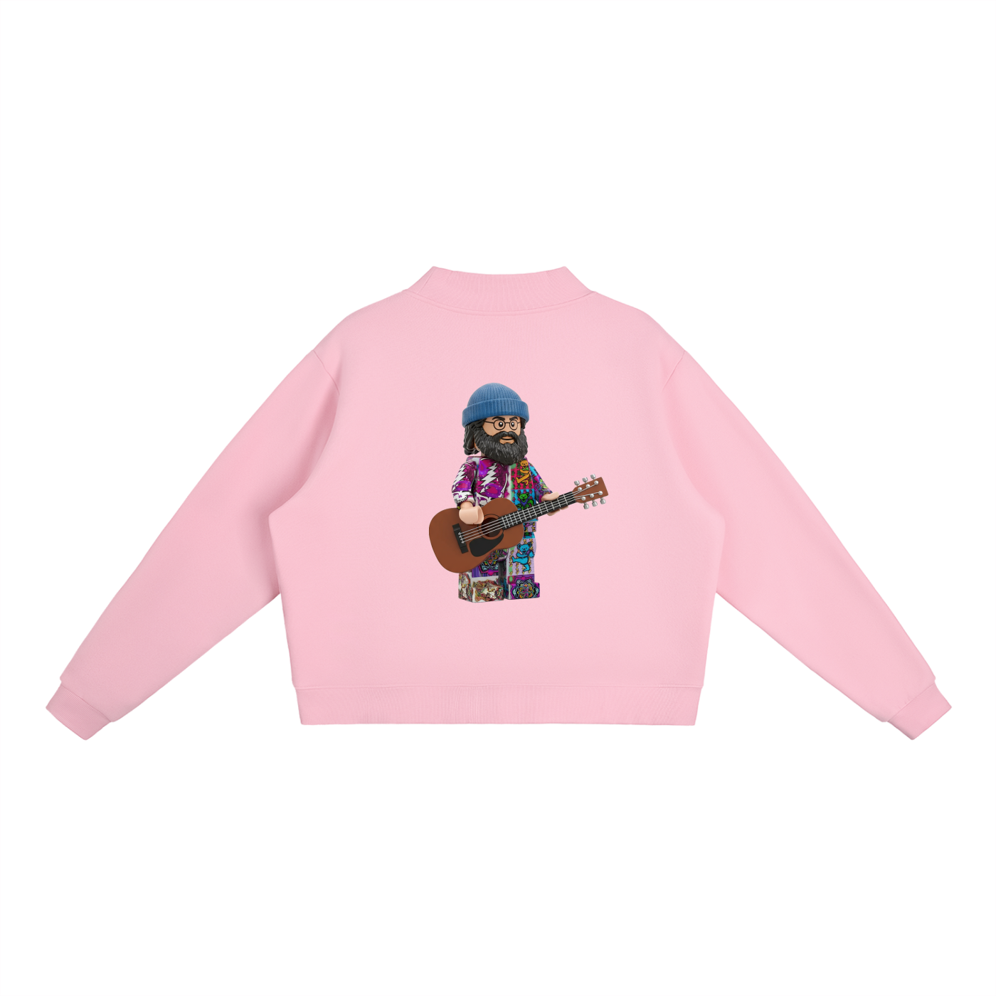 Dead Head Thunder Essential Fleece Mid-Neck Crew Sweatshirt