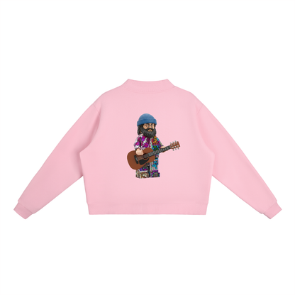 Dead Head Thunder Essential Fleece Mid-Neck Crew Sweatshirt