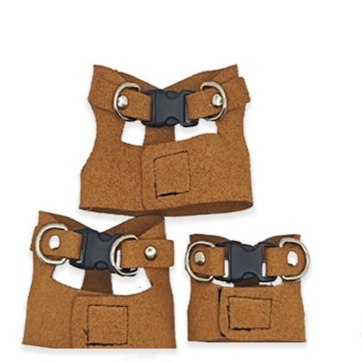 3-Piece Multi-Size Reptile Comfort Vest Harness & Leash Set