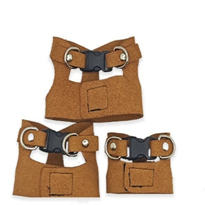3-Piece Multi-Size Reptile Comfort Vest Harness & Leash Set