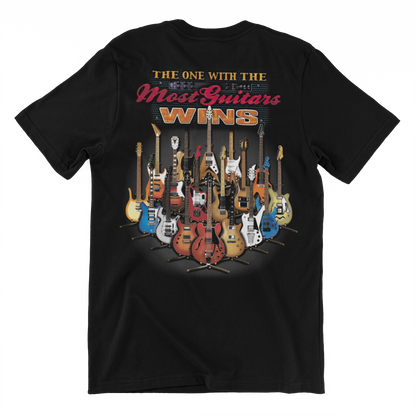 Most Guitars Wins Graphic Tee