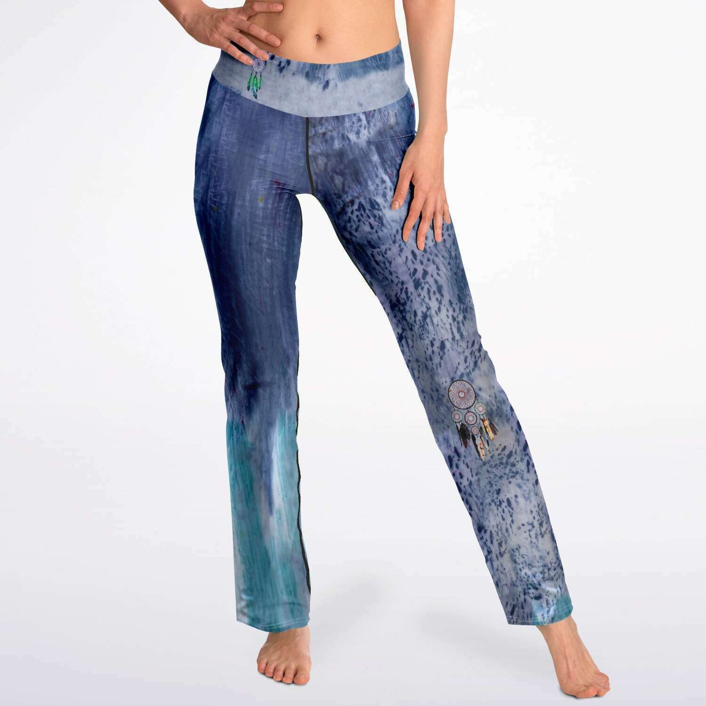 Feather Dream Catcher Flare Leggings
