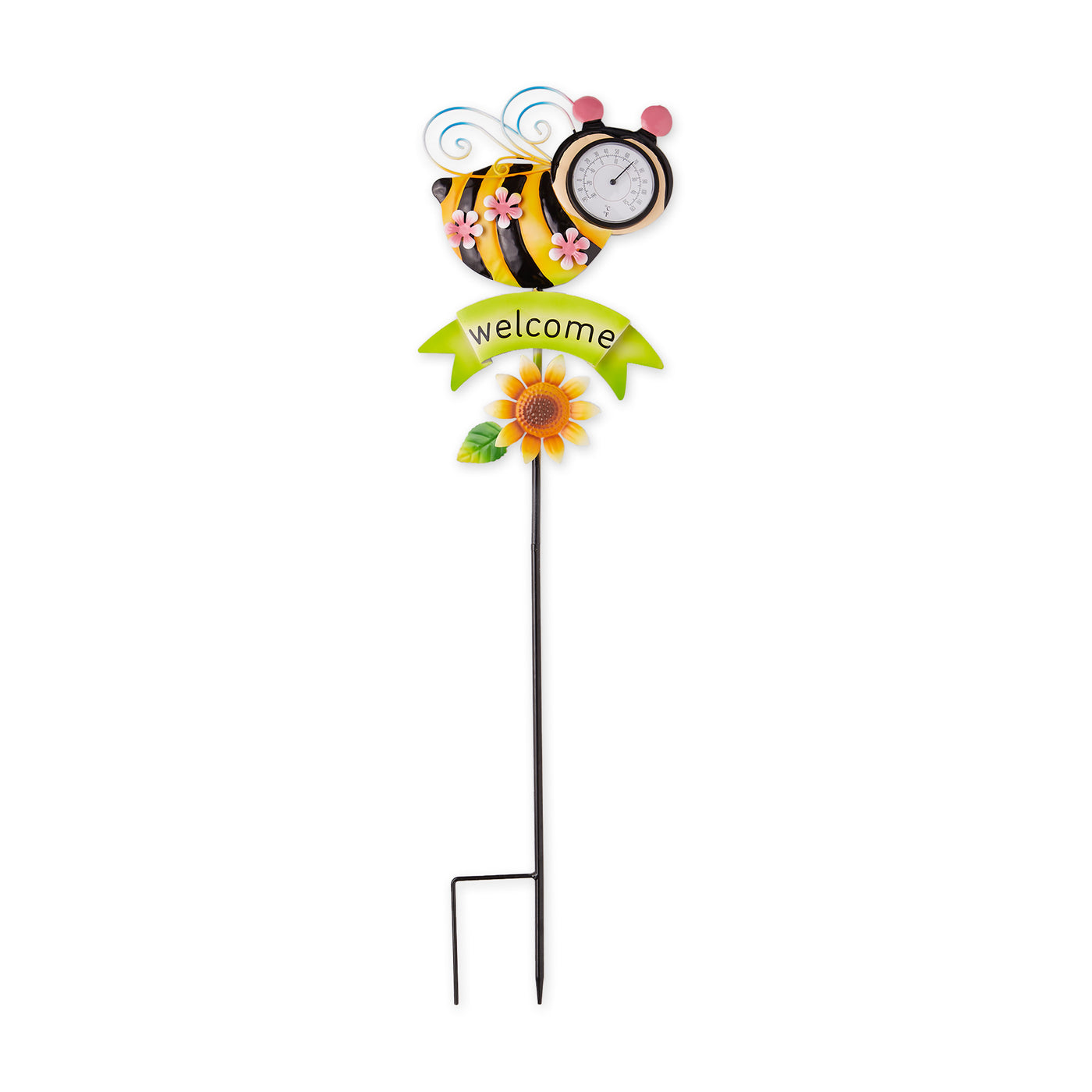 THERMOMETER GARDEN STAKE - BEE