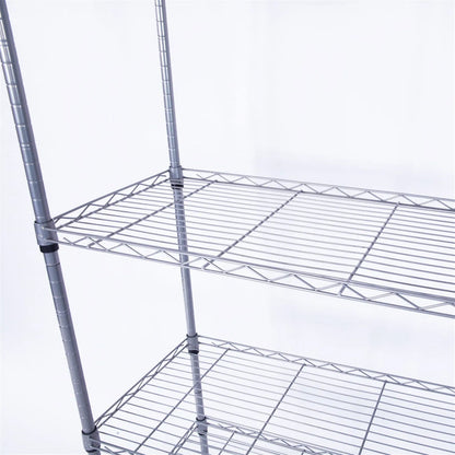 5-Tier Storage Rack with Safety Lip (29" × 13.4" × 59")