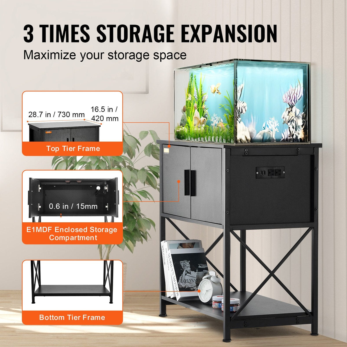 Heavy-Duty Enclosure/Tank Stand