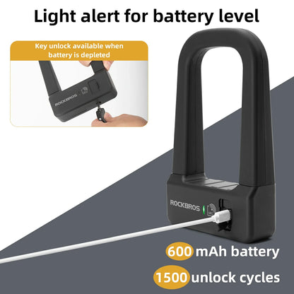 ROCKBROS NFC Smart Bike U Lock