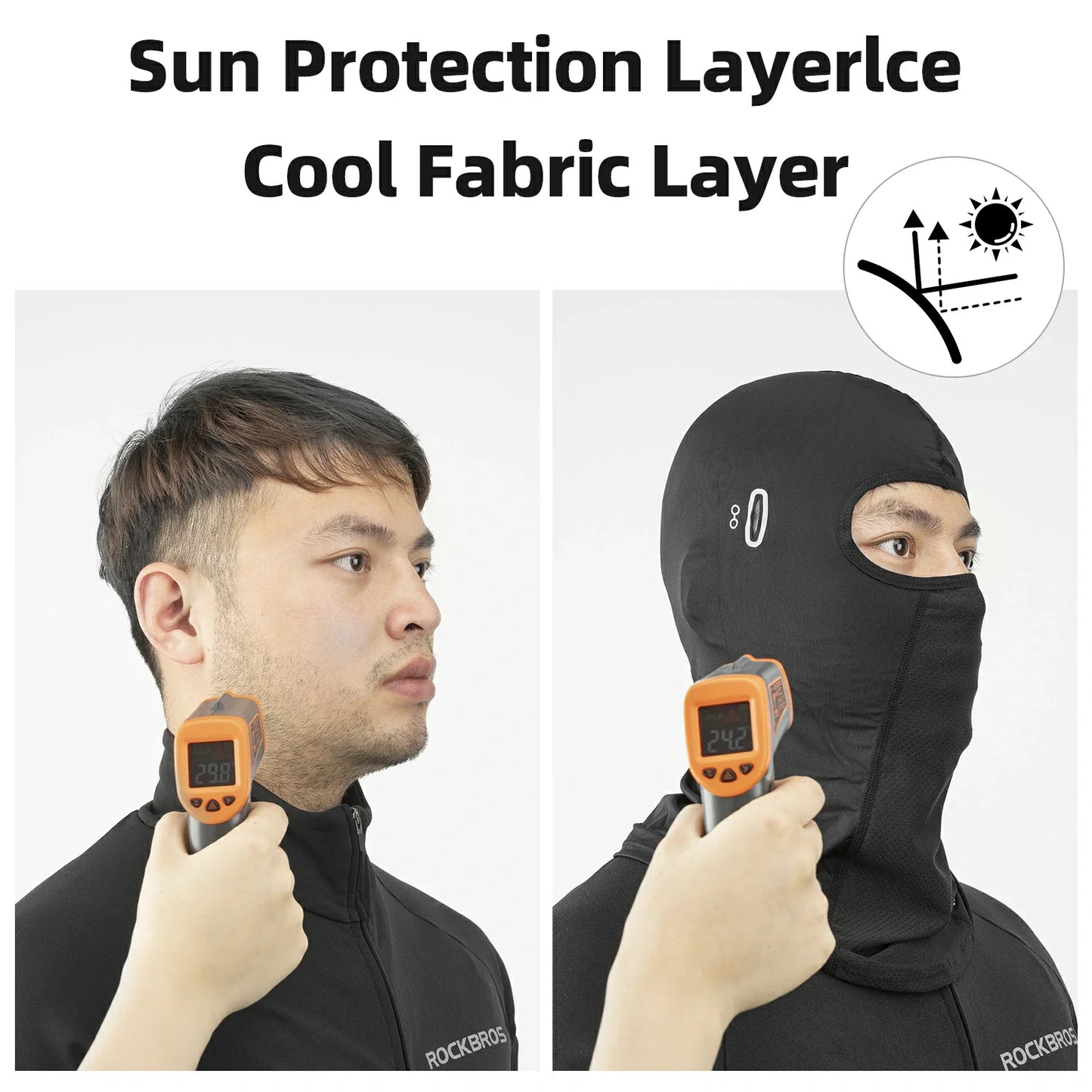 ROCKBROS Summer Cool Balaclava Full Face Mask