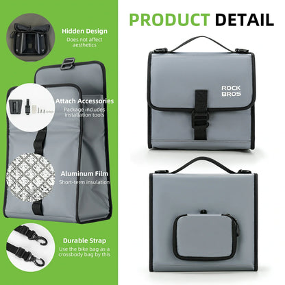 ROCKBROS Bike Bag 4L-7L for Brompton Folding Bike