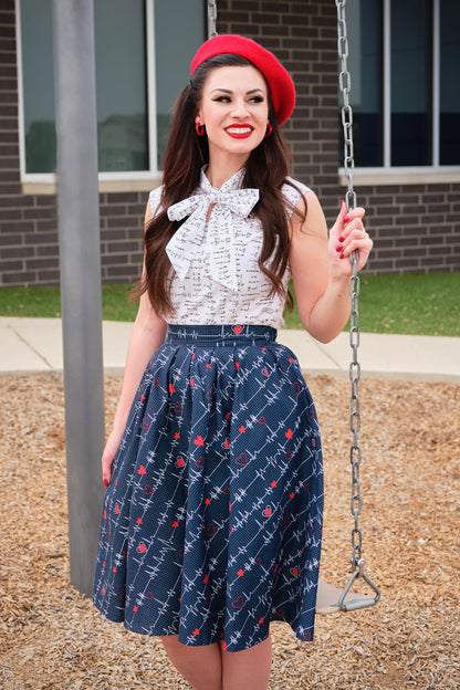 Doris Skirt in Heartbreaker - Small only
