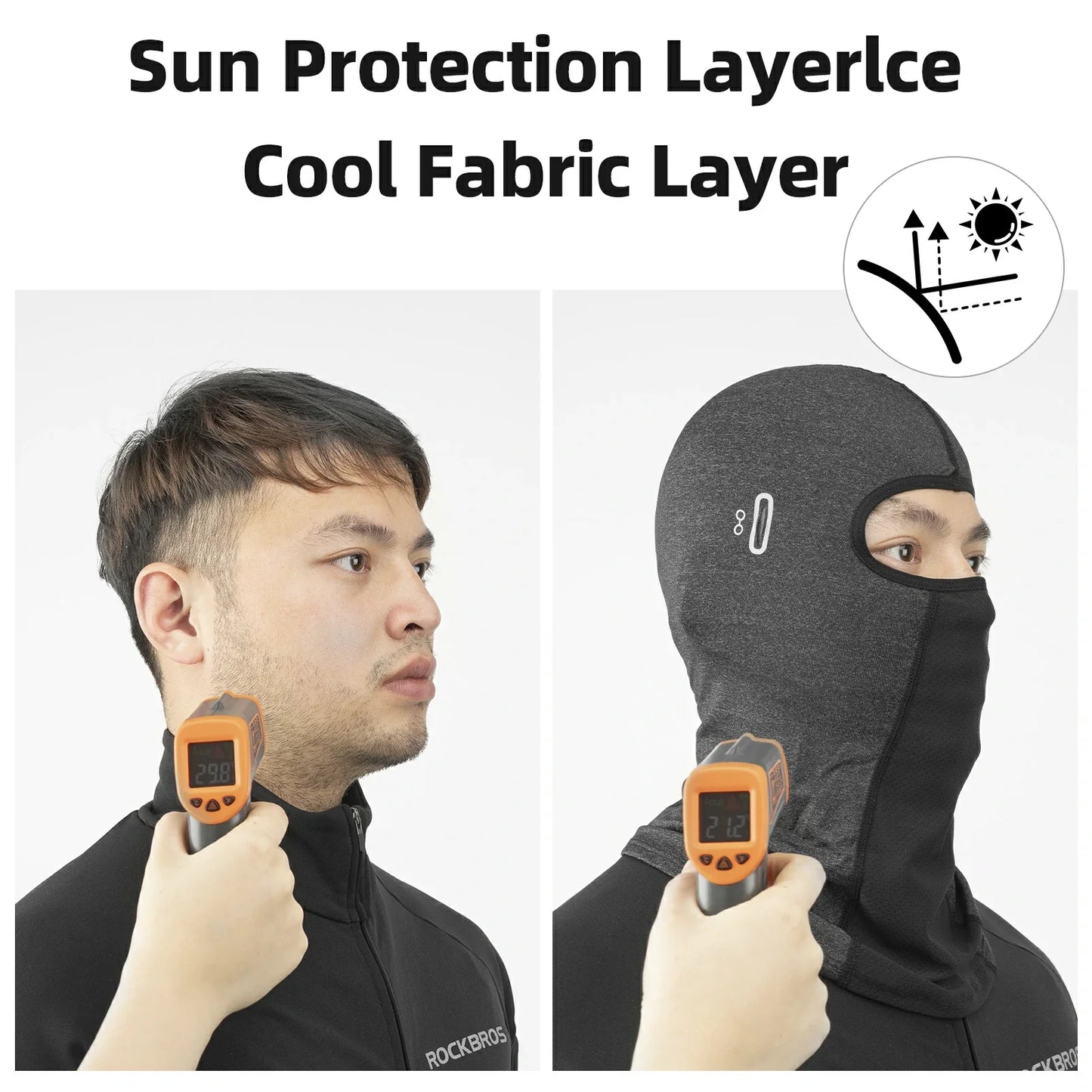 ROCKBROS Summer Cool Balaclava Full Face Mask