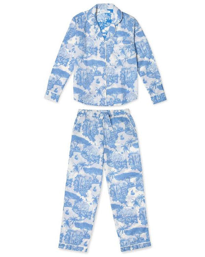And Just Like That Kristin Davis Parker Blue Printed Pajama