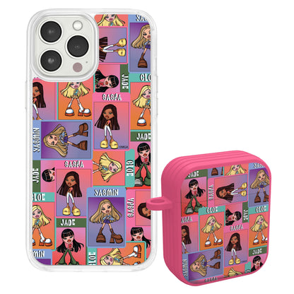 Bratz® Classic HD Apple iPhone 13 Mag-Safe Phone Case and AirPods Gen 1 & 2 Combo Package