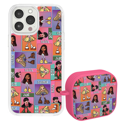 Bratz® Classic HD Apple iPhone 13 Mag-Safe Phone Case and AirPods Gen 3 Combo Package