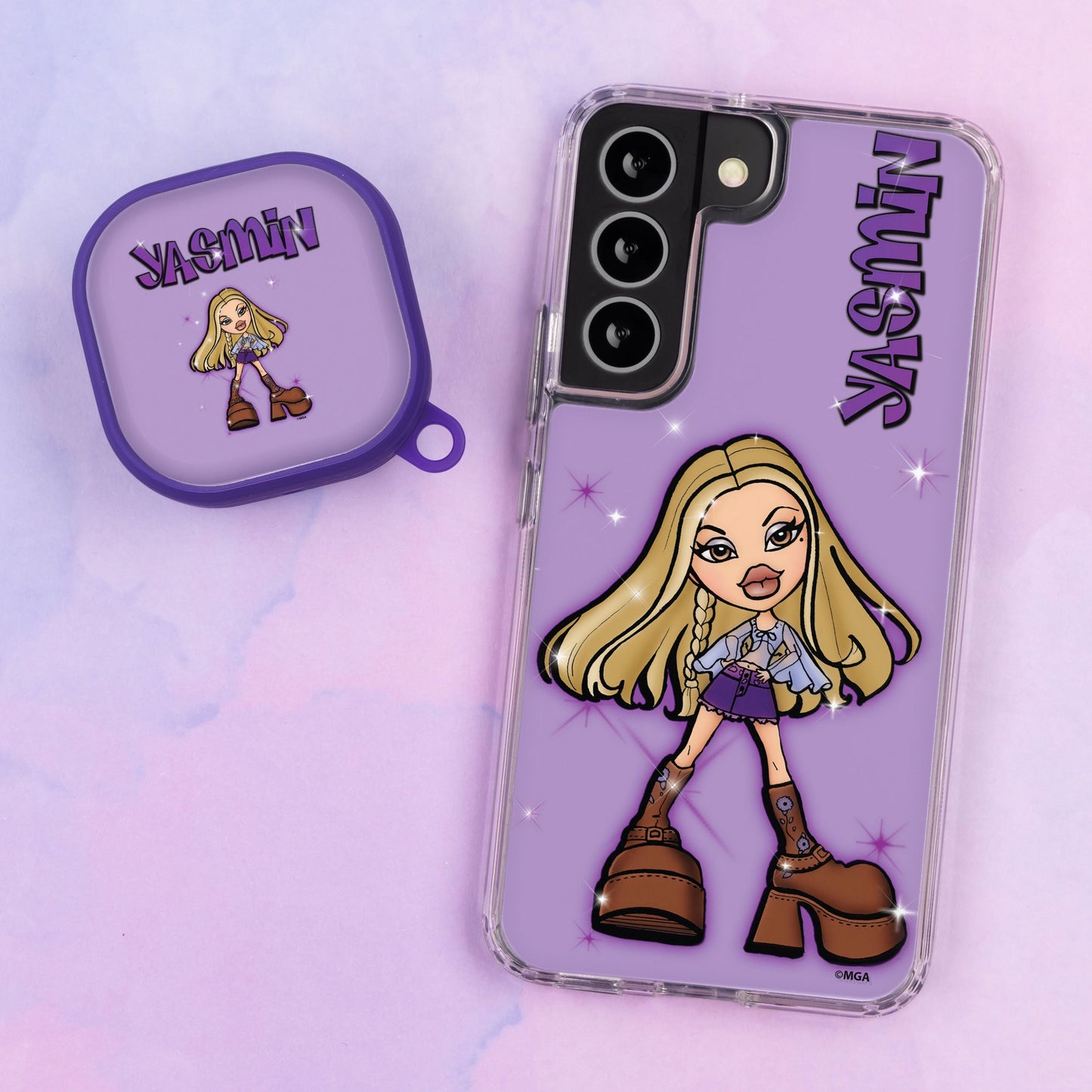 Bratz® Passion For Fashion HD Samsung Galaxy S23 Series and Buds Pro Combo Package