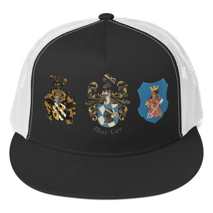 Mor Luv Yuropa Family Crest Trucker Cap