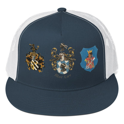 Mor Luv Yuropa Family Crest Trucker Cap