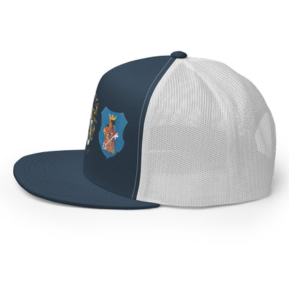 Mor Luv Yuropa Family Crest Trucker Cap