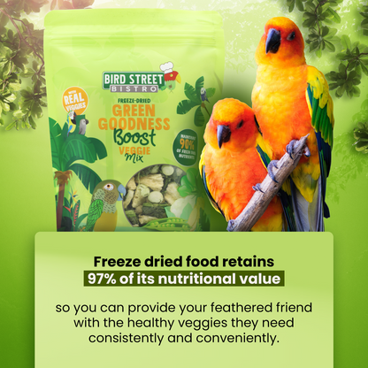 Green Goodness Boost - Parrot Veggies Mix