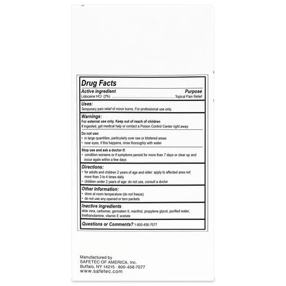 Burn Gel, .9gm Pouch, 144 per box