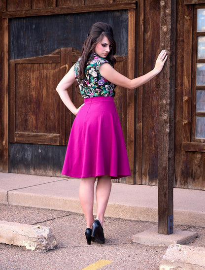 Charlotte Skirt in Magenta - Triathlete Store