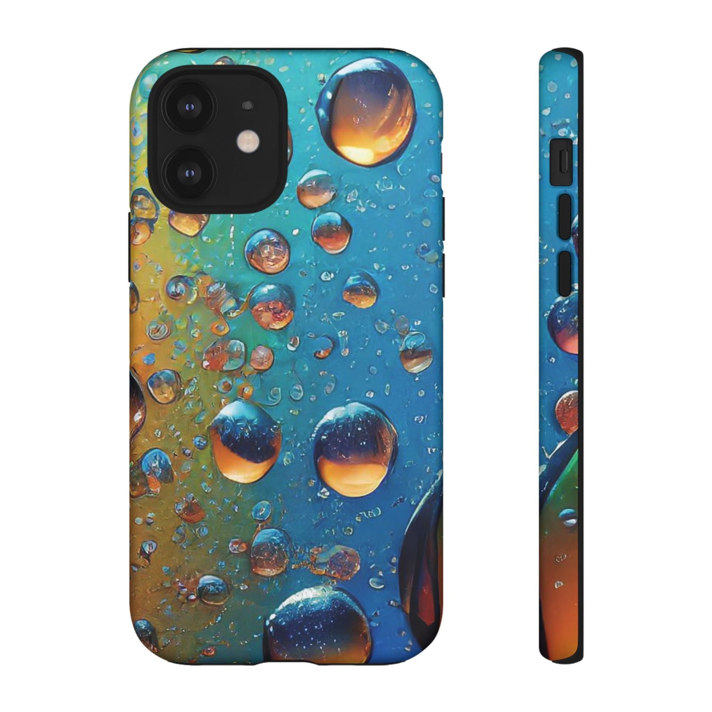 Colorful Water Droplets Tough Phone Case