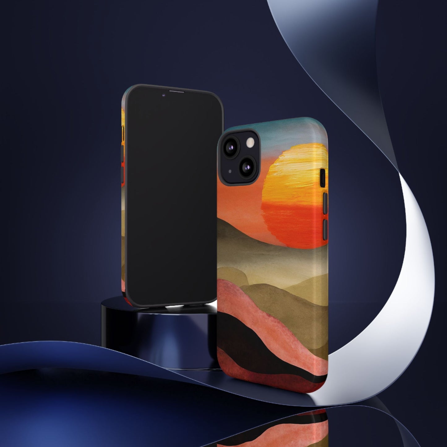 Artistic Sunset Tough Phone Case