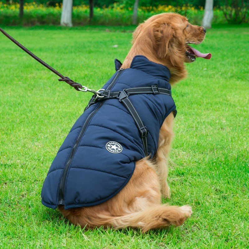 Dog Clothes Chest Back Integrated Cotton