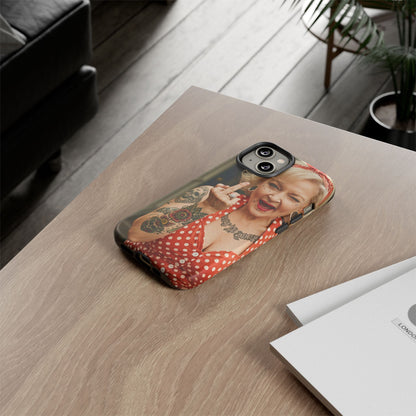 Rebellious Tattooed Betty White Tough Phone Case