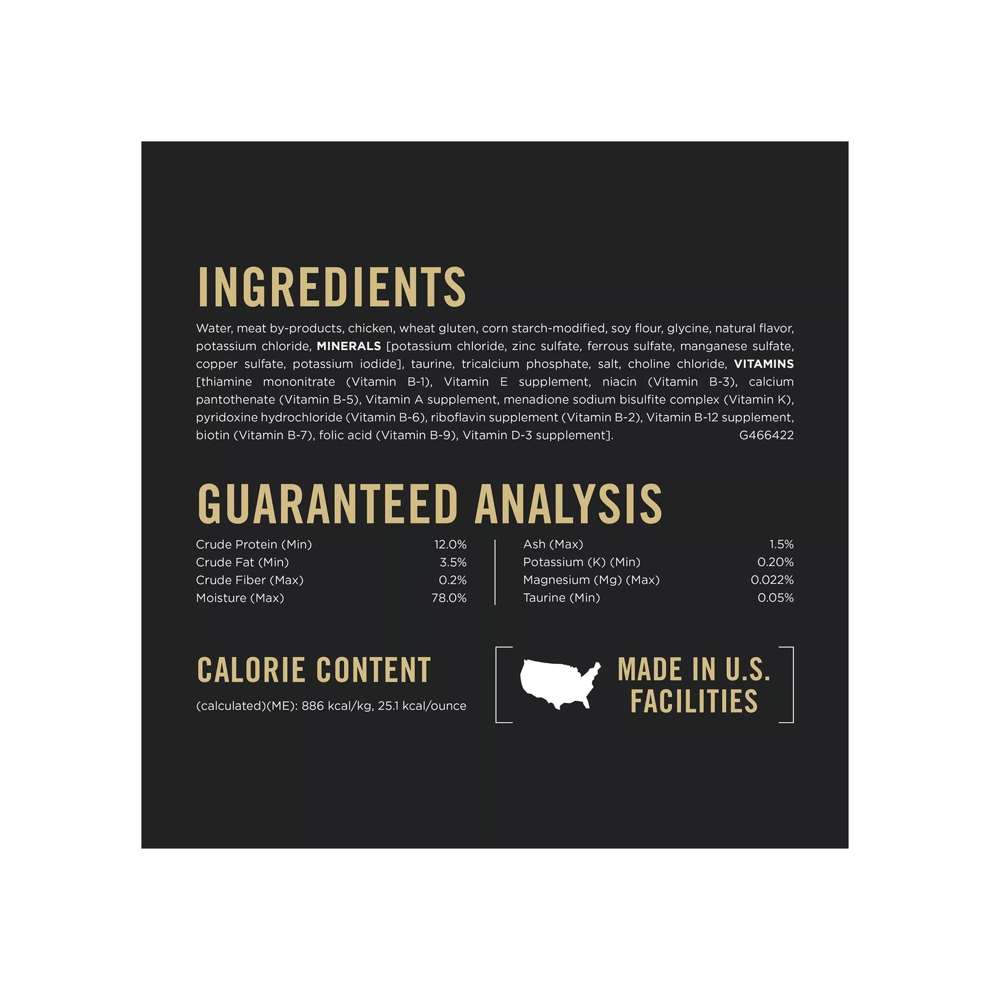 Pro Plan Pro Plan Urinary Tract Health Formula Chicken Entrée In Gravy Wet Cat Food (3oz)