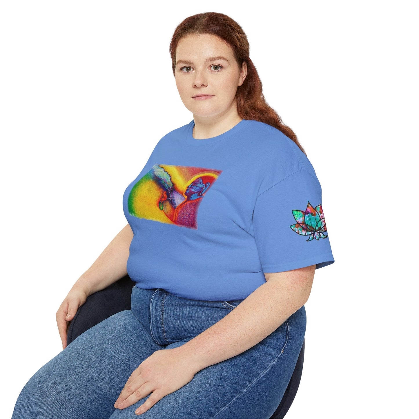 Surf is My Buddha Tablet Print Unisex Ultra Cotton Tee