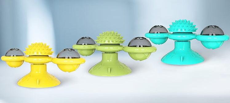 Scratching Turntable Windmill Cat Toy
