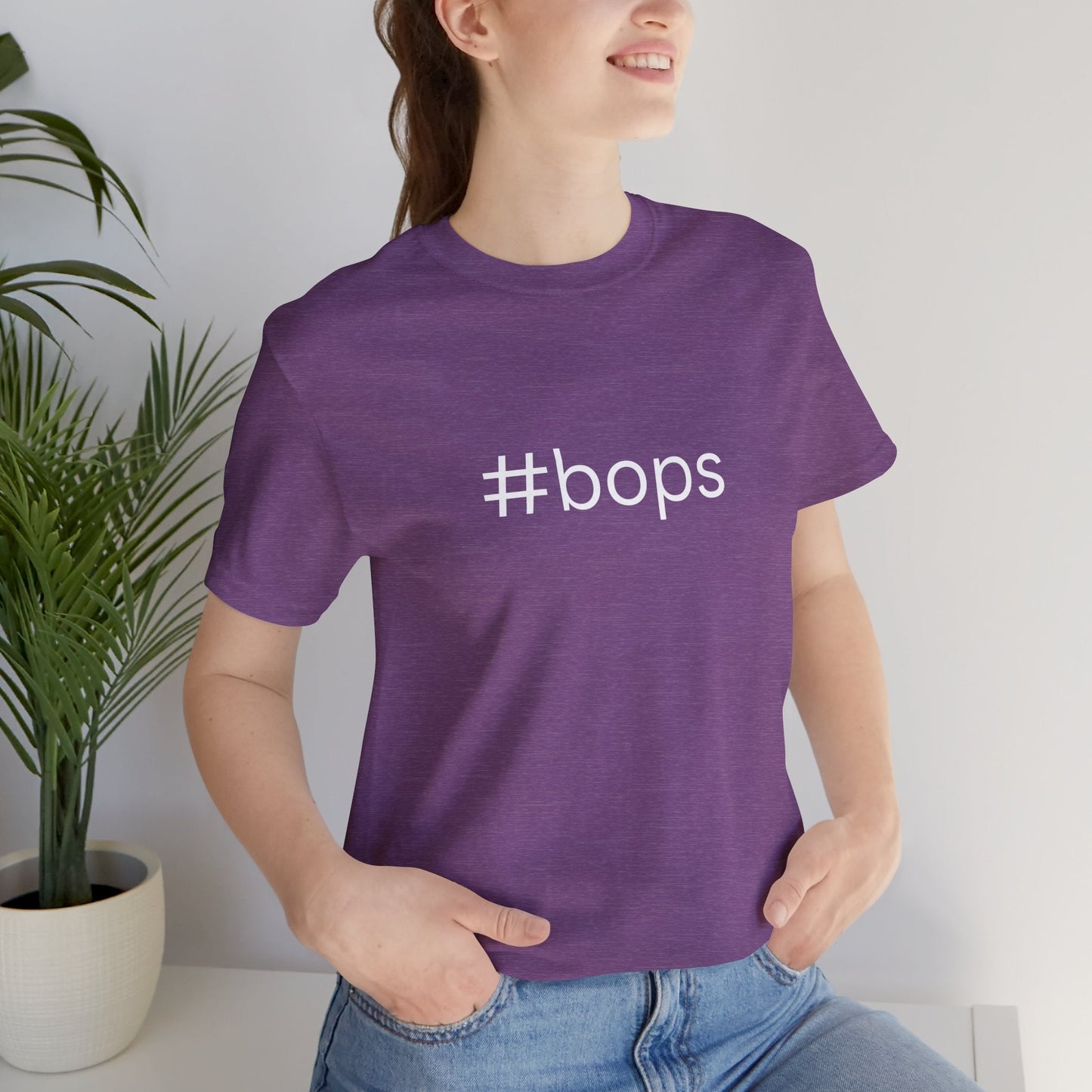 #bops Unisex High End Cotton Short Sleeve Tee
