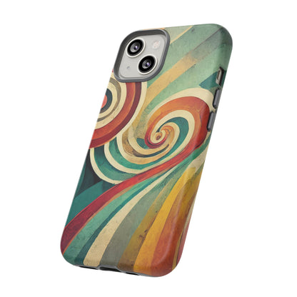 Colorful Swirl Tough Phone Case